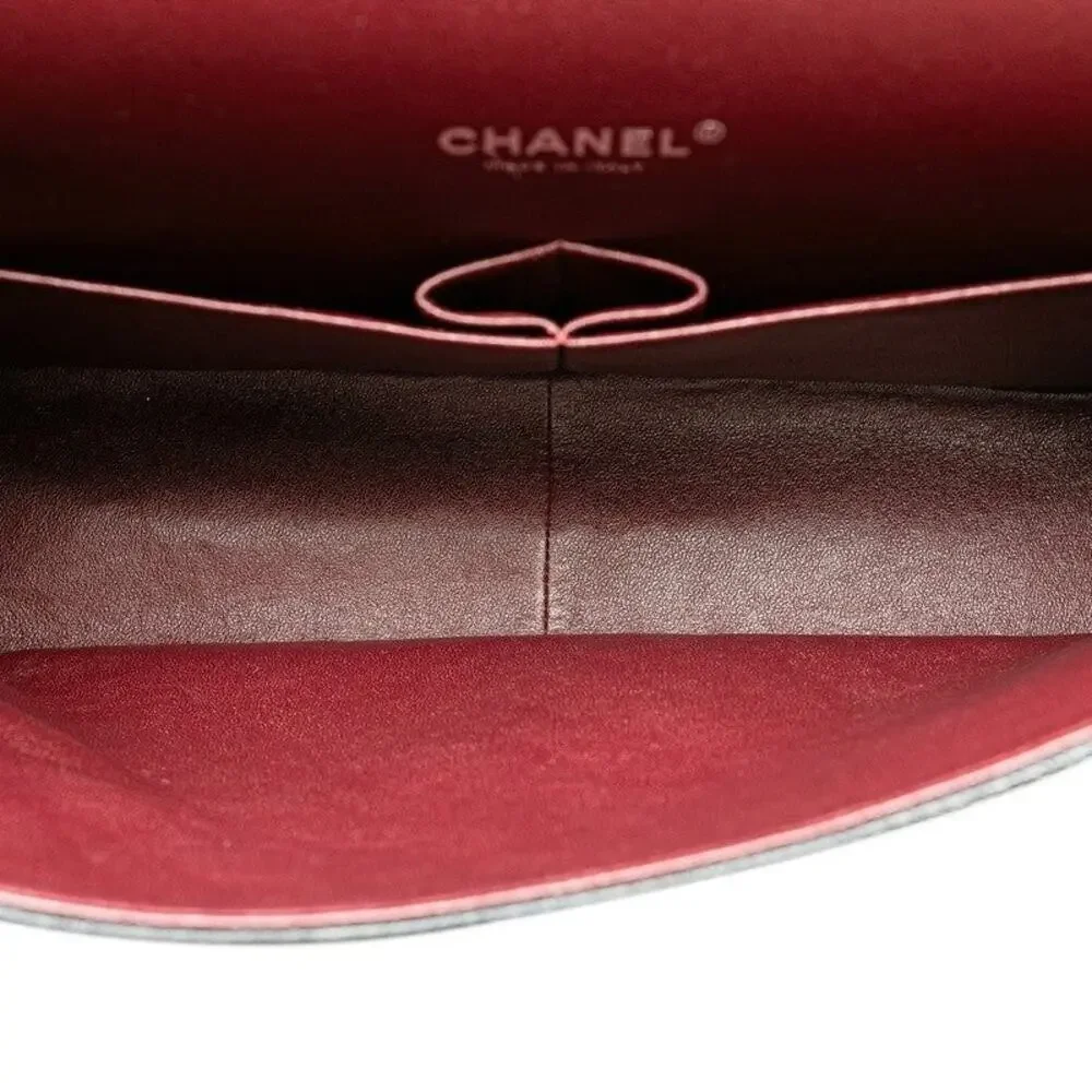 Chanel Matelasse Double Flap Caviar Skin Shoulder Bag Black